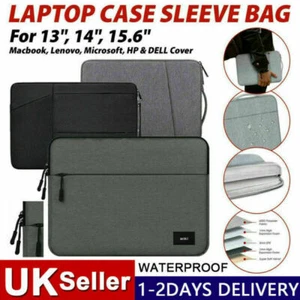 Laptop Sleeve Bag Carry Case Cover Pouch For Macbook Air Pro HP 13.3 15.4 Inch - Picture 1 of 28