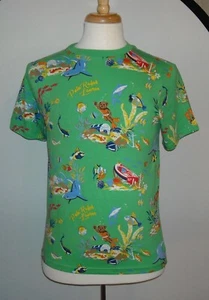 NWT Boy's Polo Ralph Lauren "Swimming Bears"  T- Shirt Size L Color Green $50 - Picture 1 of 7