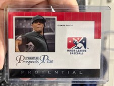 2007 Tristar Prospects Plus David Price Rookie Baseball Card #PT-DP