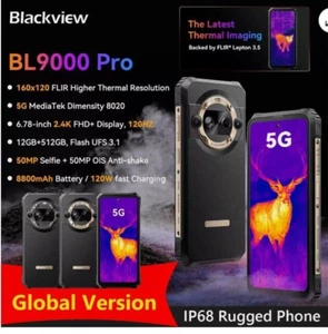 Blackview BL9000 PRO Rugged 5G Smartphone 36GB+512GB 6.78" Android 14 Thermal - Picture 1 of 14