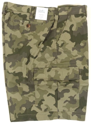 Croft Barrow Cargo Shorts Men 38 Comfort Waistband Camouflage Hits at Knee - Image 1 of 4