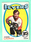 (1) ANDRE LACROIX 1971-72 O-PEE-CHEE #33 FLYERS CARTE EX/EX+ (I6289)