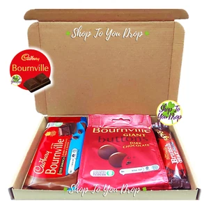 BOURNVILLE DARK CHOCOLATE BAR & BUTTONS PERSONALISED GIFT BOX Jamaica Classic🍫 - Picture 1 of 11