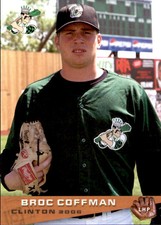 2006 Clinton Lumberkings Grandstand #13 Broc Coffman Dominican Republic DR Card