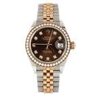 Rolex Oyster Perpetual Datejust Automatic Watch Stainless Steel And Rose Gold Wi