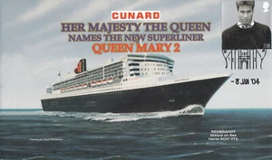 Queen Mary 2 Queen Names GB Rembrandt Cover Southampton 2004 (135588) - Picture 1 of 2