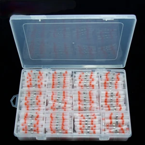 700/100x Waterproof Solder Seal Heat Shrink Sleeve Wire Butt Terminal Connectors - Picture 1 of 14