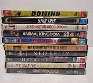 10 x Assorted DVD Movies Subterrano Ned Kelly Star Trek Crouching Tiger Hidden - Picture 1 of 12
