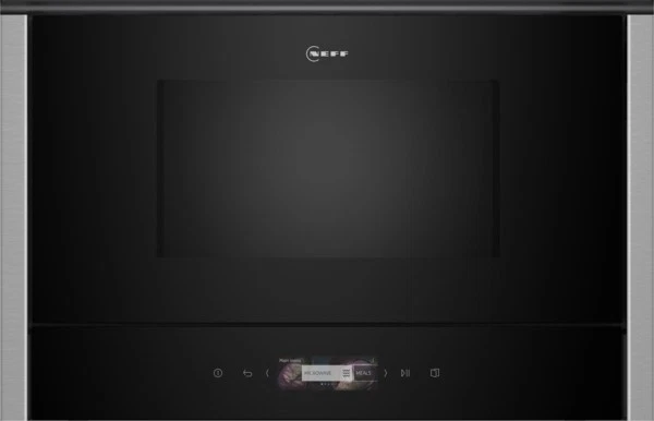 NEFF Einbaumikrowelle 21 Liter 900 Watt schwarz Breite 60cm Höhe 38cm NL4WR21N1 - Bild 1 von 4