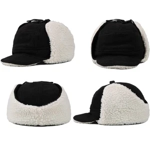 Cappello Invernale Caldo Paraorecchie Antivento Sci Maschera Viso Berretto per Uomo Donna Freddo - Foto 1 di 14