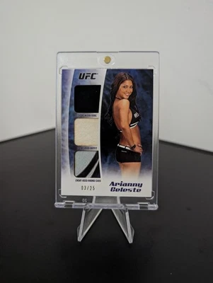 2012 Topps UFC Knockout Arianny Celeste Between Rounds Triple Relics /25 - Image 1 of 2
