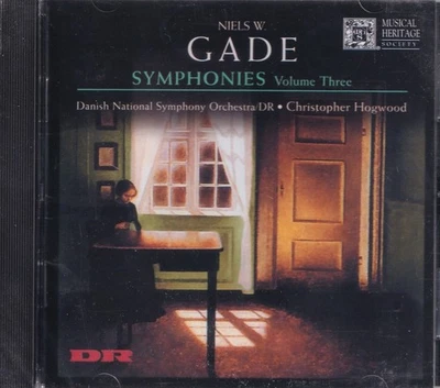 Nils Gade  Syms Vol 3  nos. 3 and 6 Ossian Danish National SO Hogwood  NEW CD - Image 1 of 2