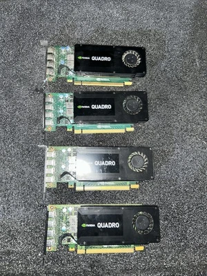 Lote de 4 tarjetas gráficas HP NVIDIA Quadro K1200 4GB GDDR5 PCIe Foto 1 de 4