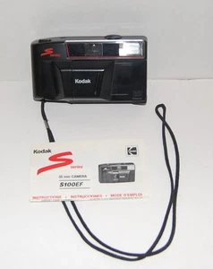KODAK S SERIES, S 100 EF  35 MM FILM CAMERA + INSTRUCTIONS-UNTESTED - Picture 1 of 7