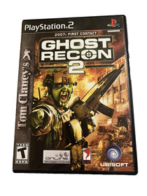 Ghost Recon - Sony Playstation 2 PS2 Case, Disk, and Manual