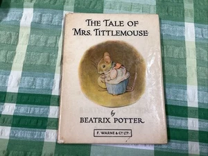 The Tale Of Mrs Tittlemouse Beatrix Potter Hardcover - F Warne & Co Number 11 - Picture 1 of 5