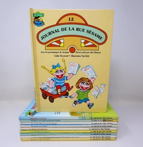 Rue Sesame Street Lote 10 Livres HC Français Francés Laffont Tapa Dura BCE Niños - Imagen 1 de 19