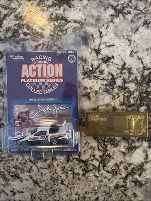 JOHN FORCE Diecast Castrol Car 1996 & Mark Martin Valvoline Car 1993 - Image 1 of 4