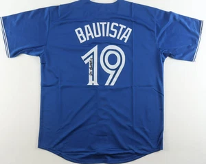 Jose Bautista Signed Blue Jays Jersey (JSA COA) Toronto 6xAll Star 3rd Baseman - Picture 1 of 6