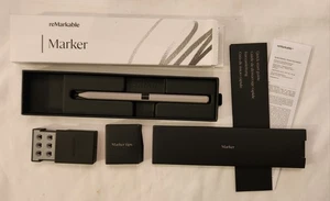 Official ReMarkable Pro Marker Stylus (RM04CA) w/ 6 Spare Marker Tips - Picture 1 of 10