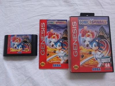 Sonic Spinball Sega Genesis complete cib - Изображение 1 из 3