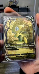 ~ Pocket Pokemon Celebi ex Immersive Illustration Textured Art Card Holo ~ - Picture 1 of 1