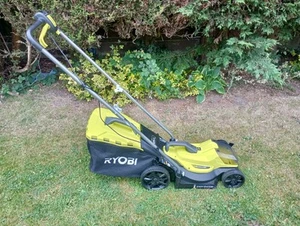 RYOBI OLM1833B CORDLESS MOWER WITH RYOBI 5.0AH BATTERY AND RYOBI CHARGER - Picture 1 of 8