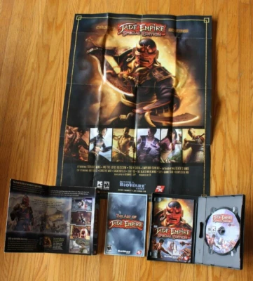 Jade Empire Special Edition PC Game 2007 DVD-ROM w/ Poster Manual Slip Cover Art - Image 1 of 4