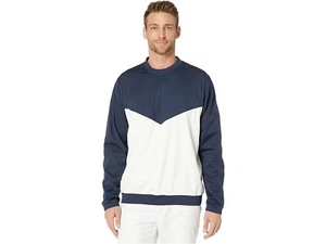 Men's Nike Shield Victory Golf Crew Pullover, CI8986 451 Multi Sizes Obsidian/Sa - Picture 1 of 10