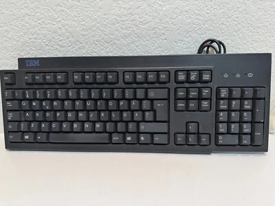 IBM KB‑9910 PS/2 Desktop Keyboard — Nordic (SE / FI) Layout | FRU 37L2577 - Image 1 of 4