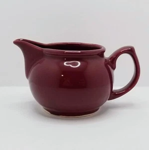 Vintage Stoneware Maroon Creamer England Diner China Individual Tea Coffee EUC - Picture 1 of 8