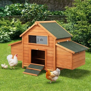 Alopet Chicken Coop Rabbit Hutch Large House Run Cage Wooden Outdoor Pet Hutch - Picture 1 of 8