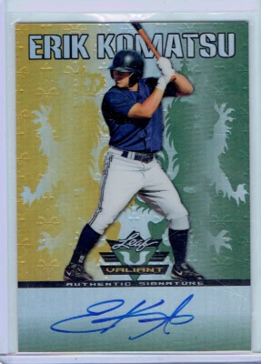 ERIK KOMATSU 2011 Leaf Valiant RC AUTO #VA-EK1 - Image 1 of 2