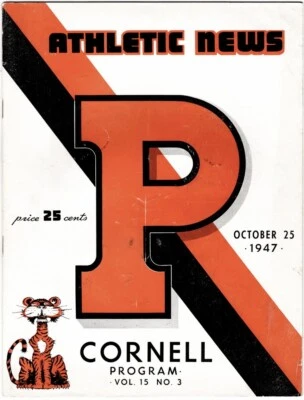 Princeton Cornell Football Game Program, October 25, 1947, Action Photos - Image 1 of 4