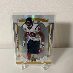 Andre Johnson Leaf 2008 novatos y estrellas longevidad materiales de oro paralelo/250 - Imagen 1 de 2