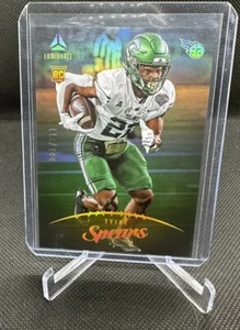 2023 Panini Luminance #122 Tyjae Spears Rookie RC Gold #111/200 Titans R913 - Bild 1 von 2