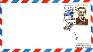 Lufthansa Airlines First Flight Detroit Michigan - Frankfurt Germany - 1993 - Picture 1 of 2