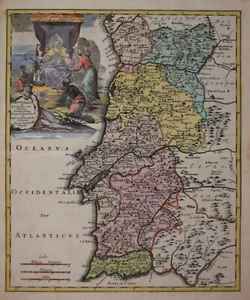 PORTUGAL - PORTUGALLIA VON CHRISTOPHER WEIGEL,1720. - Bild 1 von 1