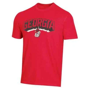 NCAA Georgia Bulldogs Herren T-Shirt rot Biblend - M - Bild 1 von 7