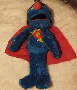 Hasbro Sesame Street Talking Super Grover Plush Toy Tested And Working