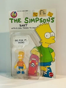 The Simpsons Bart Simpson 1990 Mattel Sealed MOC - Must See! - Picture 1 of 4