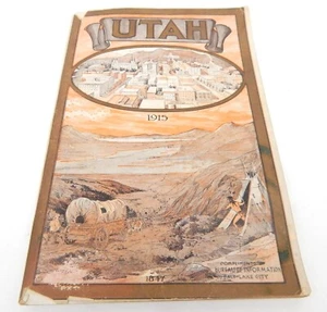 2H UTAH Tourism Booklet 1915 Hotel History Travel Brochure Tourism U.S. - Picture 1 of 4