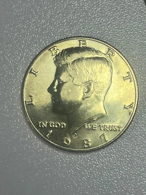 1987-D Clad Uncirculated Kennedy Half Dollar - Image 1 of 2