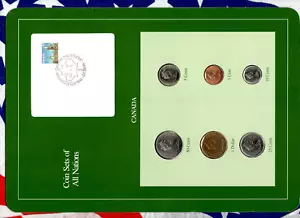 Coin Sets of All Nations Canada 1988 But 25 Cents 1986 5 cents 1987 UNC 88.11.9 - Picture 1 of 5