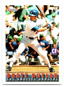 1995 Bazooka #80 Brett Butler Los Angeles Dodgers - Picture 1 of 2