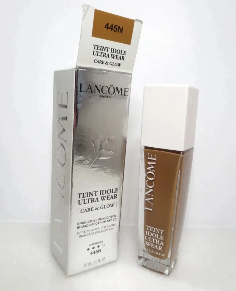 Lancome Teint Idole Ultra Wear Care & Glow Foundation 445N ~ SPF 27 ~ - Image 1 of 2
