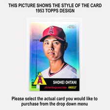 2022 Topps Chrome Platinum Anniversary - REFRACTOR - Pick your card - #1 to #250