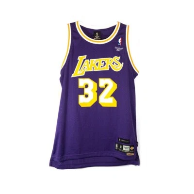 Camiseta Los Angeles Lakers - Magic Johnson (M) - Reebok Hardwood Classic 79-80 Foto 1 de 2