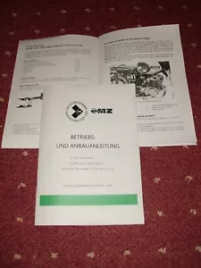 Anbau Betriebs Anleitung Lasten Seitenwagen Superelastik MZ TS 250 TS 250/1 - Bild 1 von 1