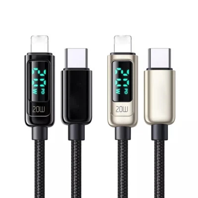 USB Charging & data transmission cable with LED digital display - Image 1 of 4